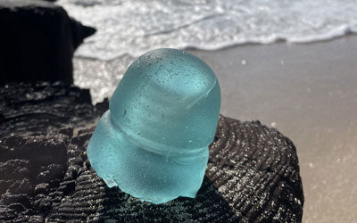 Identifying beach glass insulators