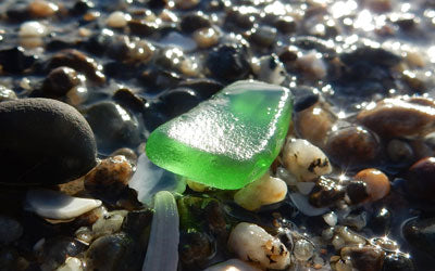 Kelly Green Sea Glass