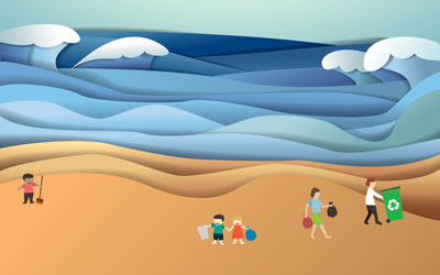 Beach Clean Teens