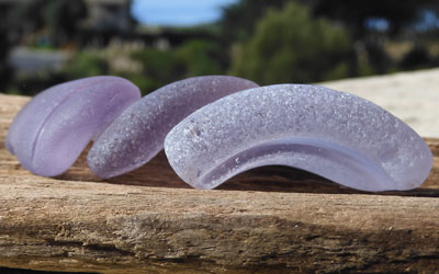 Lavender and Purple Sea Glass