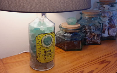 Beach Craft: Sea Glass Lamp