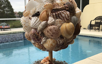 Seashell Topiary Craft