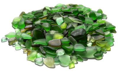 Why so many sea glass greens?