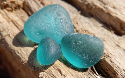 Teal Sea Glass