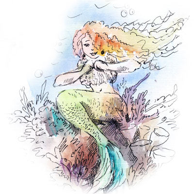 The Sea Glass Mermaid