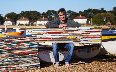 Washed-up art: Miles Taverner
