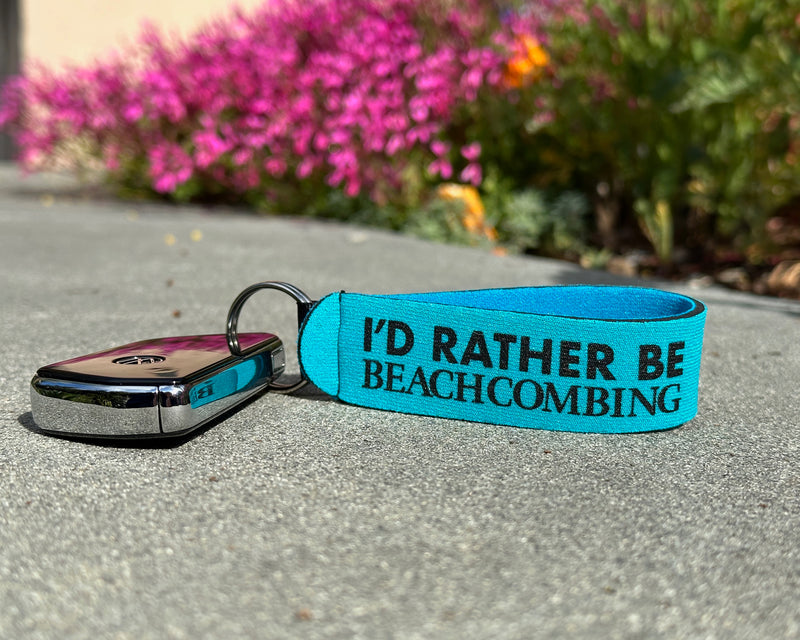 Beachcombing Neoprene Wrist Strap Key Lanyard