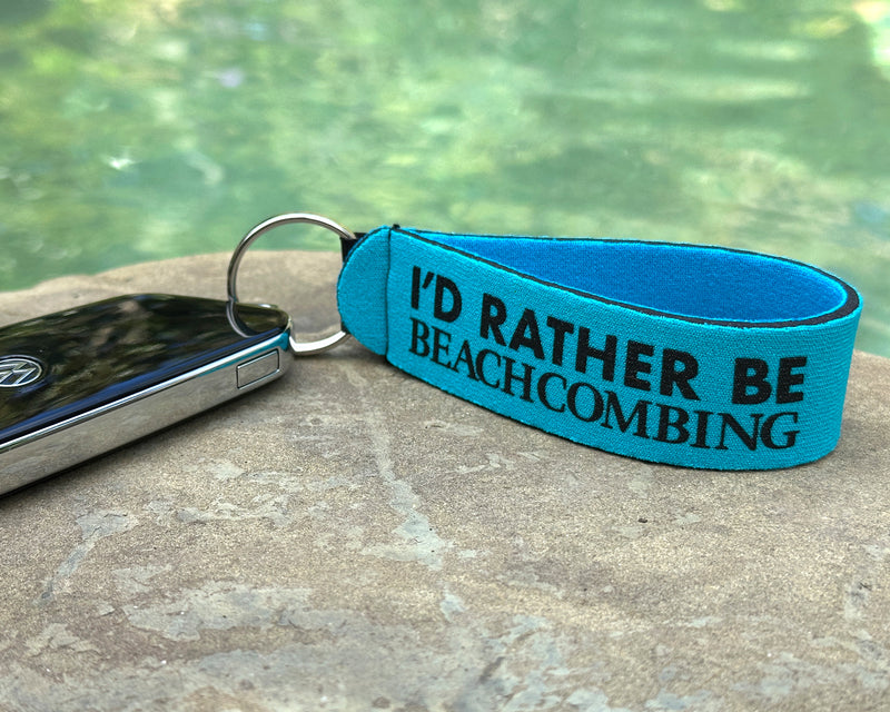 Beachcombing Neoprene Wrist Strap Key Lanyard