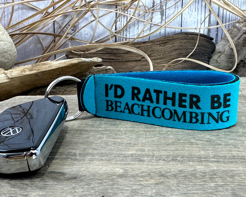 Beachcombing Neoprene Wrist Strap Key Lanyard