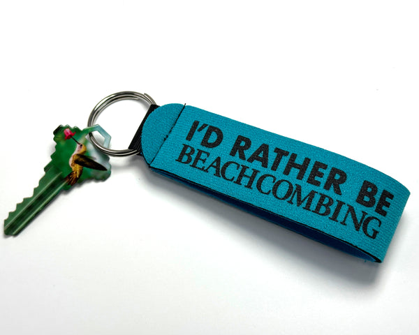 Beachcombing Neoprene Wrist Strap Key Lanyard