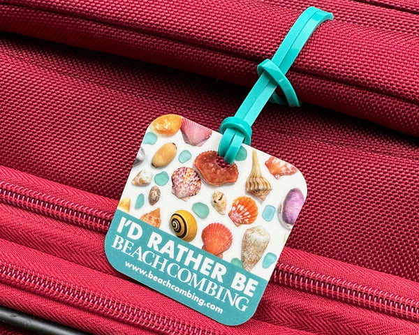 Beachcombing Luggage Tag