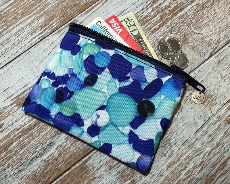 Beachcombing Zipper Coin Purse