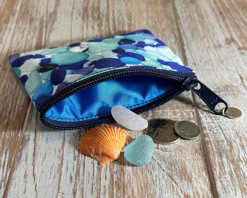 Beachcombing Zipper Coin Purse