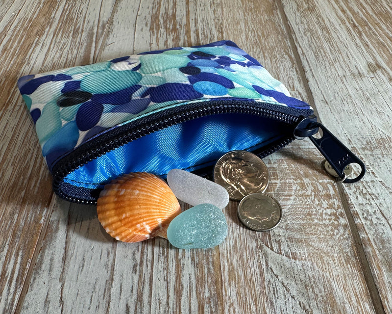 Beachcombing Zipper Coin Purse