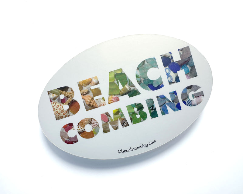 Beachcombing Sign Beachcombing Finds Laptop, Flask, or Bumper Sticker – Beachcombing Magazine