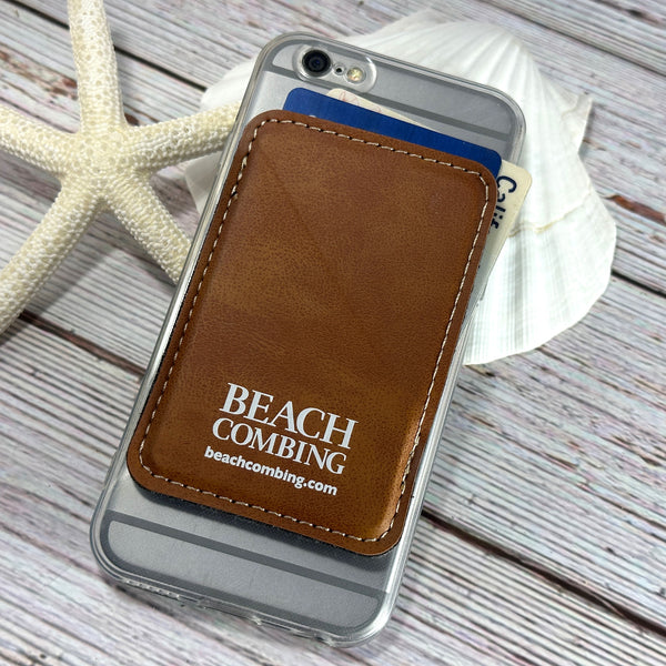 Beachcombing Kickstand Phone Wallet - Holds cards, license, ID, card keys, cash