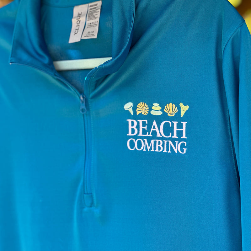 Ocean Blue Beachcombing Half-Zip Pullover