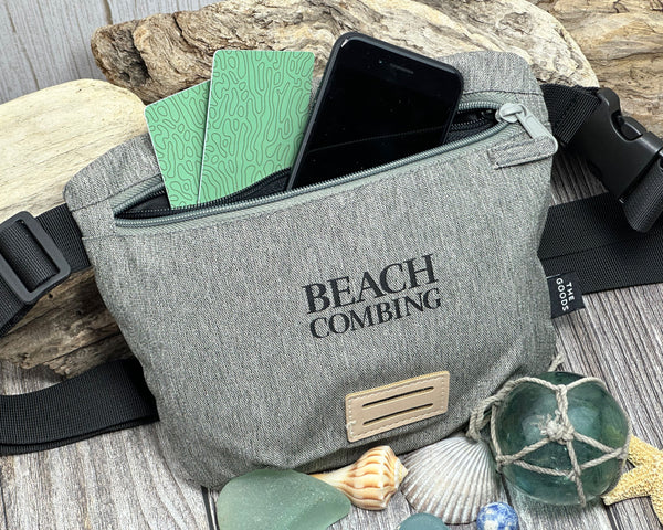 Beachcombing Recycled Fanny Pack - Waist, Hip, or Crossbody Booty Bag