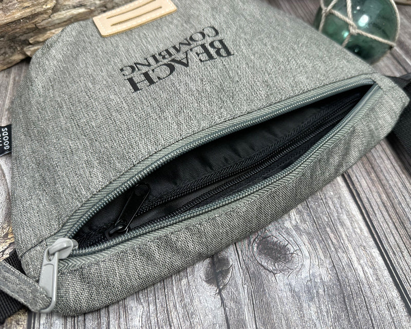 Beachcombing Recycled Fanny Pack - Waist, Hip, or Crossbody Booty Bag