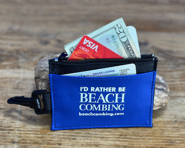 I'd Rather Be Beachcombing Zipper ID Wallet