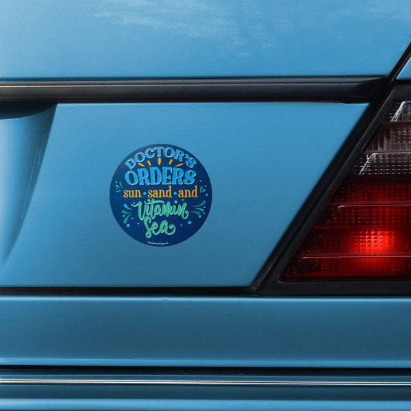 Doctor's Orders: Vitamin Sea Round Sticker
