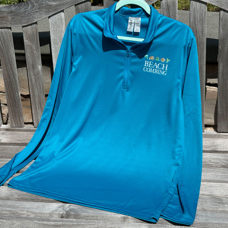 Ocean Blue Beachcombing Half-Zip Pullover