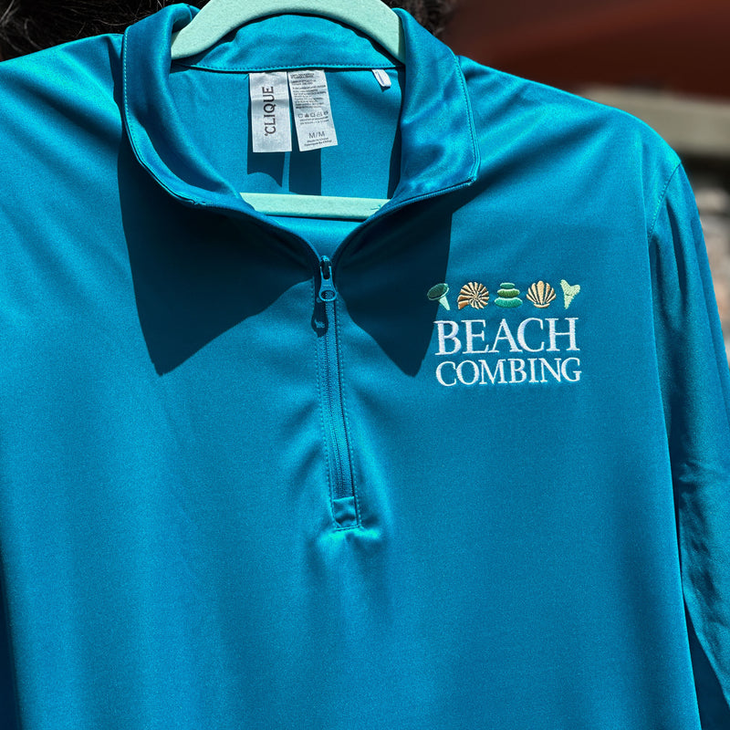 Ocean Blue Beachcombing Half-Zip Pullover