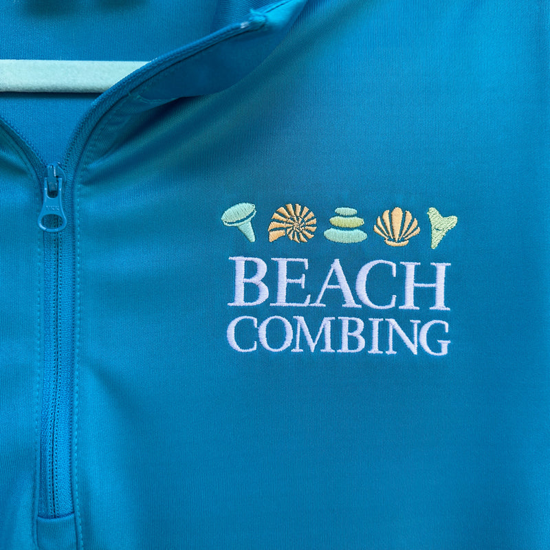 Ocean Blue Beachcombing Half-Zip Pullover