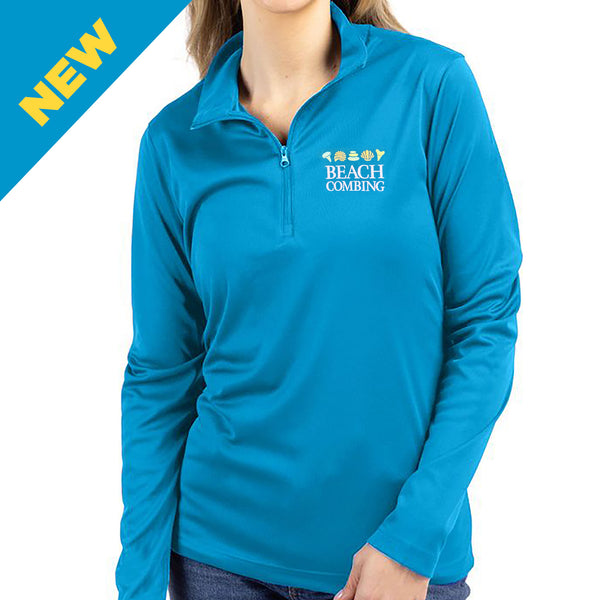 Ocean Blue Beachcombing Half-Zip Pullover