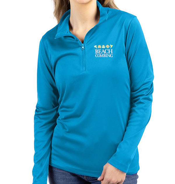 Ocean Blue Beachcombing Half-Zip Pullover
