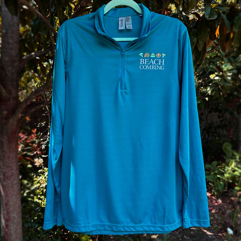 Ocean Blue Beachcombing Half-Zip Pullover
