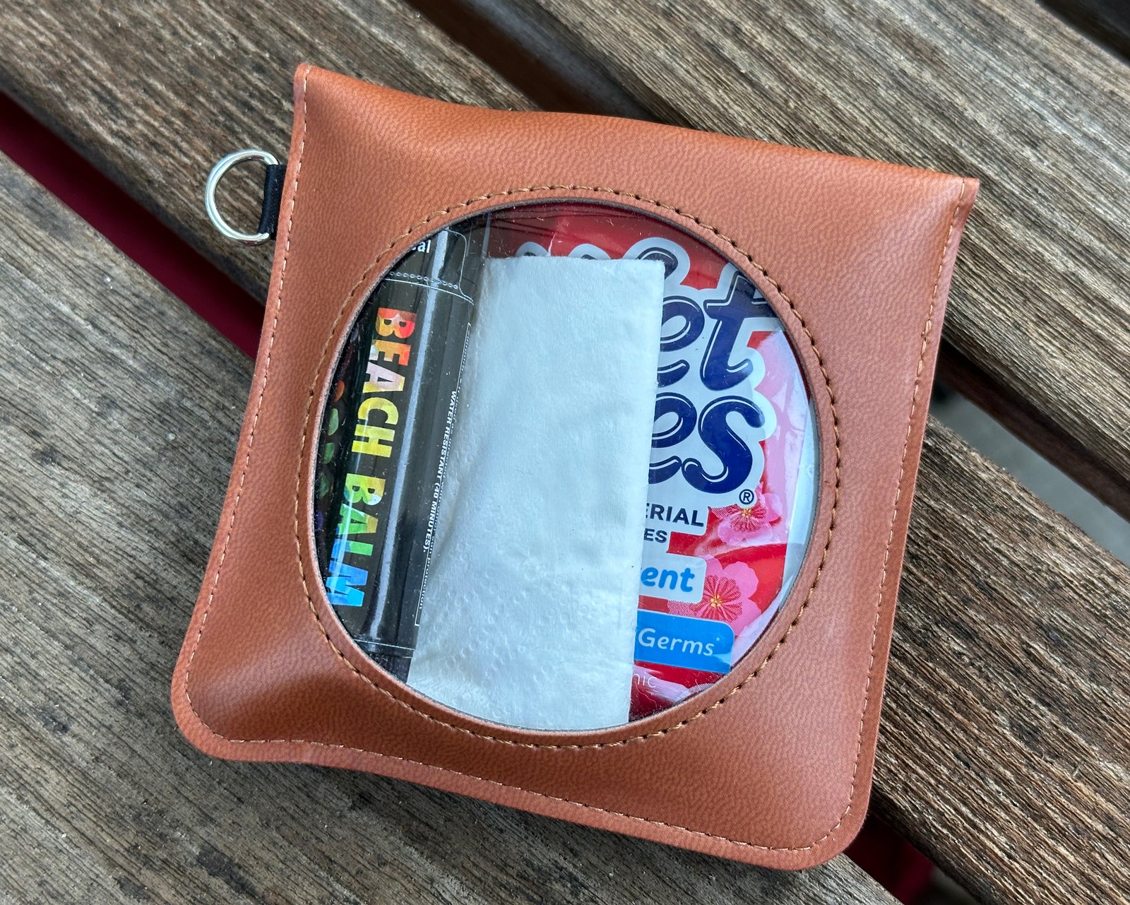 【完売品】Leather Square Pochette Leather Square Zip Pouch – Thread and Maple