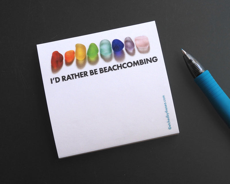 I'd Rather Be Beachcombing Sticky Notes