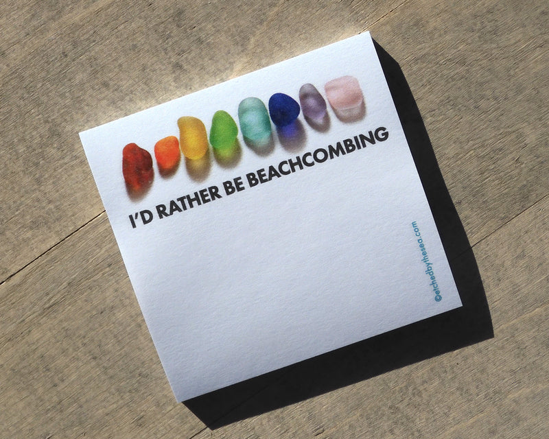 I'd Rather Be Beachcombing Sticky Notes