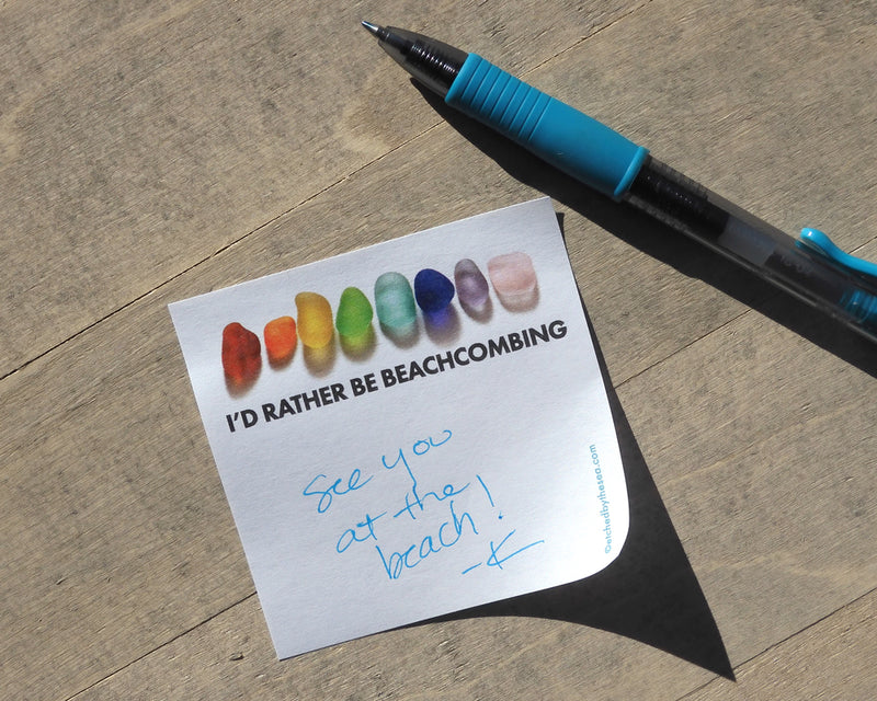 I'd Rather Be Beachcombing Sticky Notes