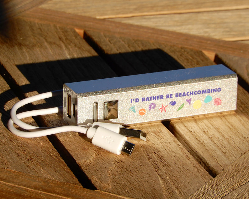 Beachcombing Backup Battery Phone Charger