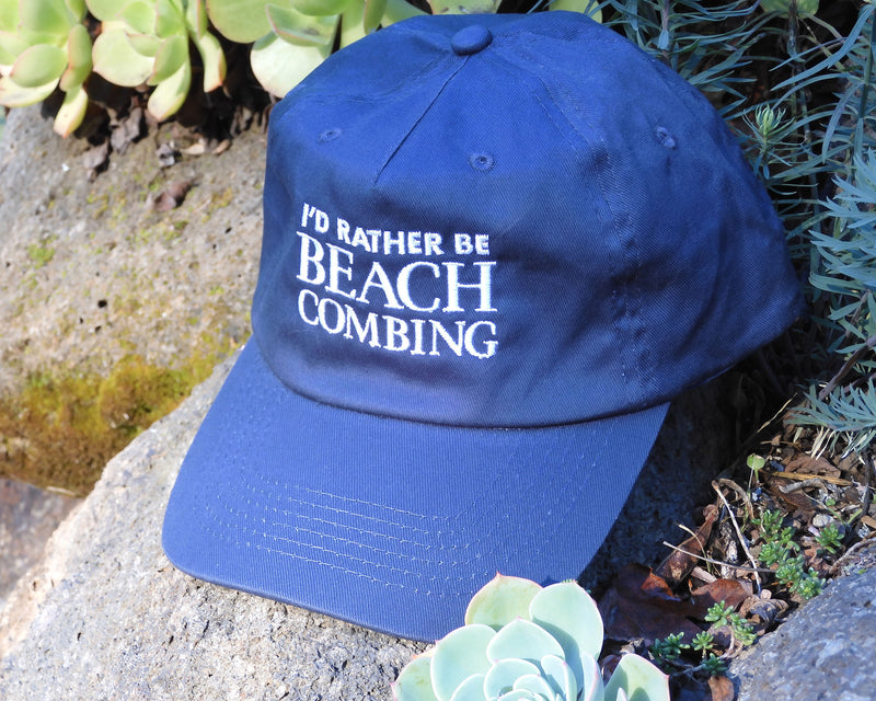 I'd Rather Be Beachcombing Twill Cap – Beachcombing Magazine