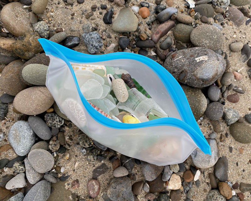 I’d Rather Be Beachcombing Reusable Zip Pouch