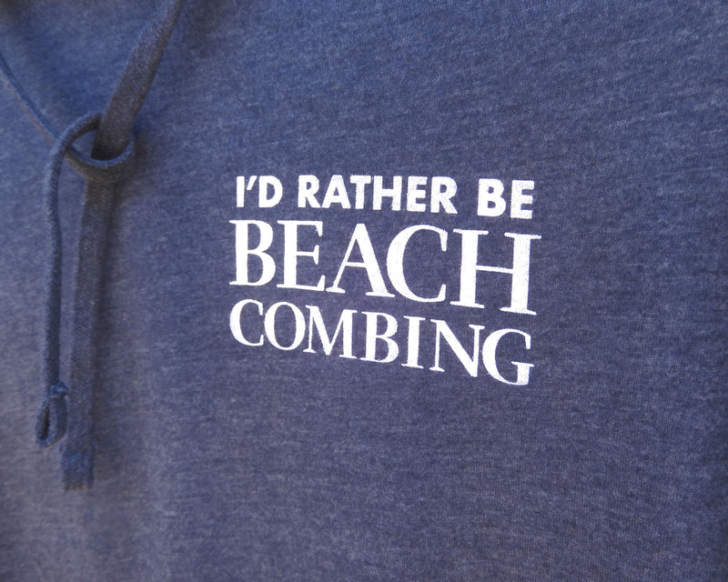 Beachcombing Hooded Long Sleeve Tee Shirt with Pocket