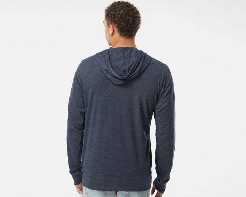 Beachcombing Hooded Long Sleeve Tee Shirt with Pocket