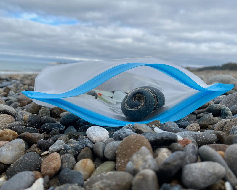 I’d Rather Be Beachcombing Reusable Zip Pouch