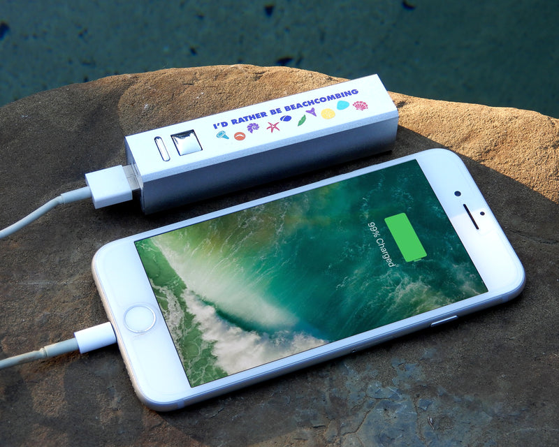 Beachcombing Backup Battery Phone Charger