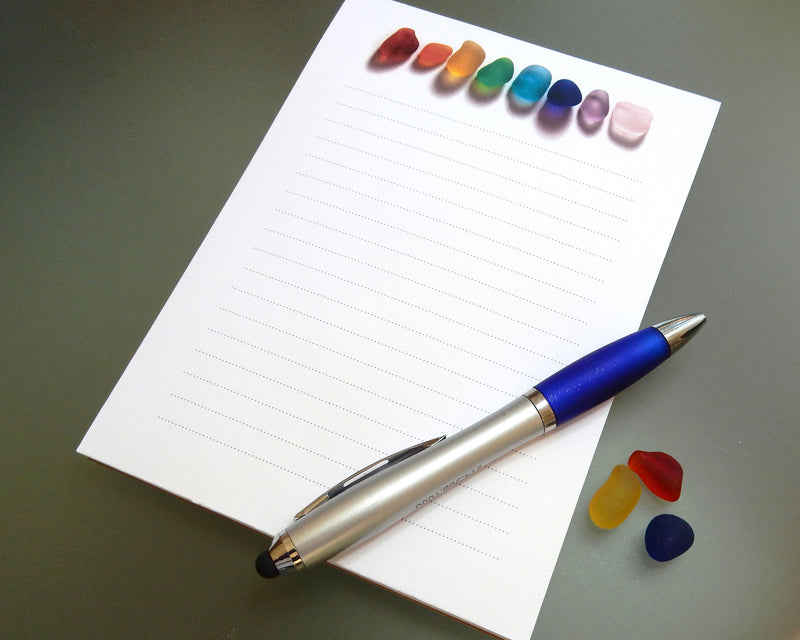 Sea Glass Note Pad