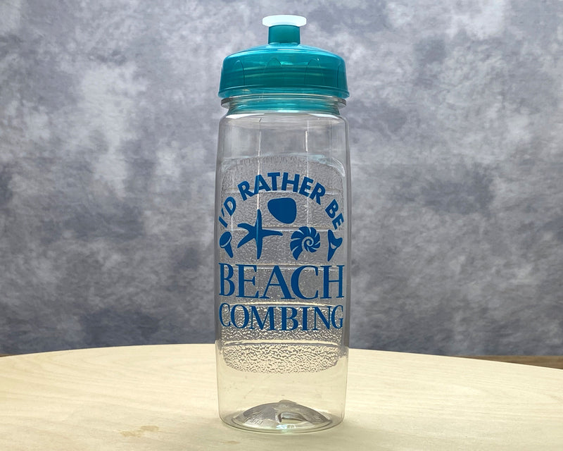 I'd Rather Be Beachcombing Reusable Water Bottle – Beachcombing Magazine