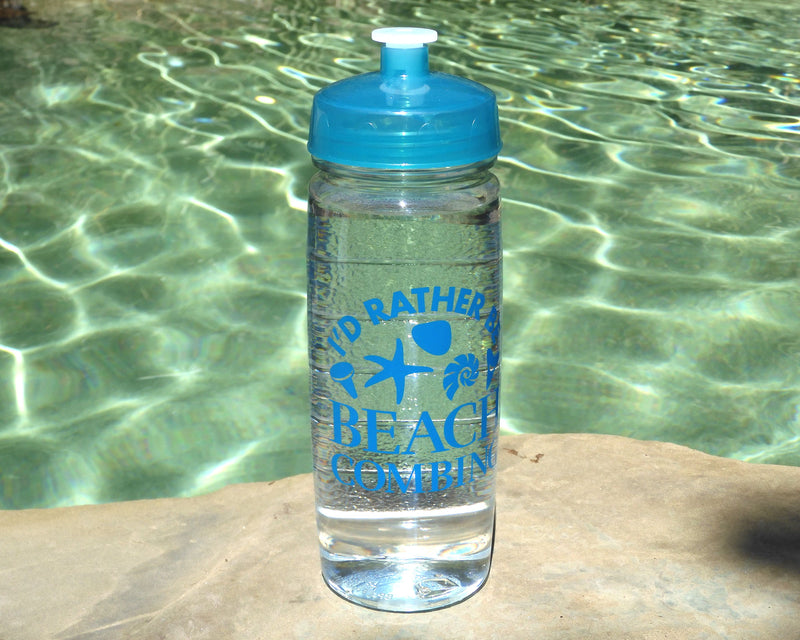 I’d Rather Be Beachcombing Reusable Water Bottle