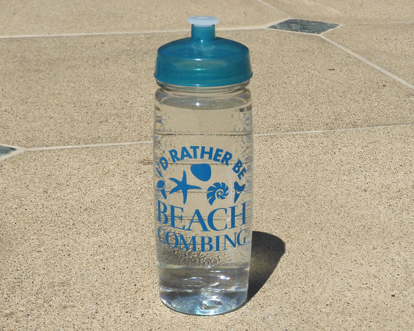 I’d Rather Be Beachcombing Reusable Water Bottle